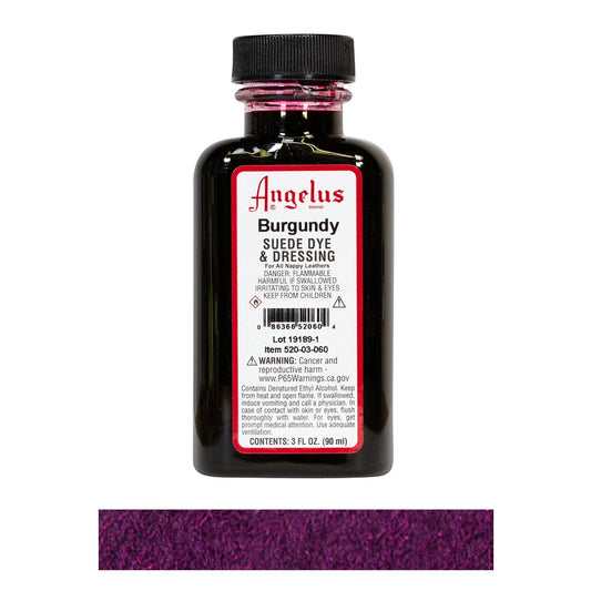 Tinte gamuza Burgundy