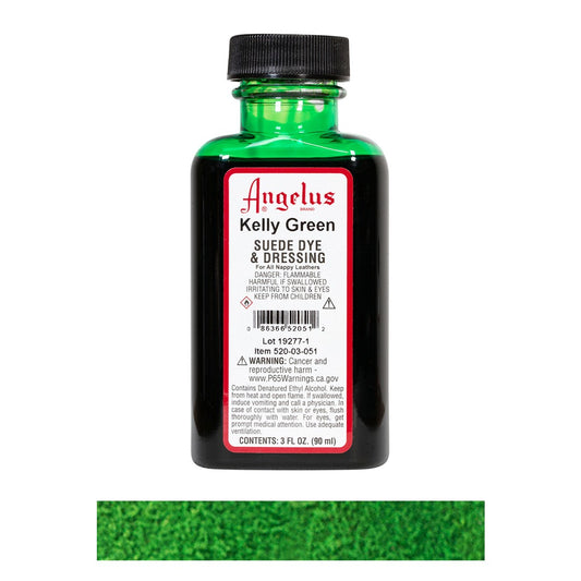 Tinte gamuza Kelly green