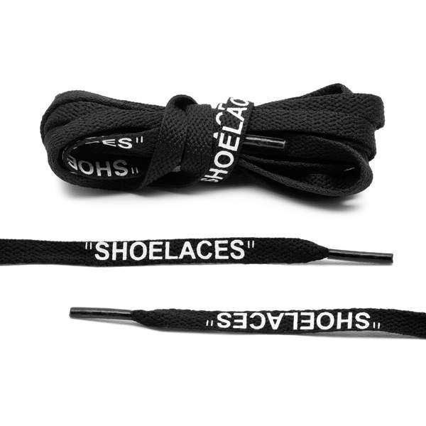 Agujetas shoelaces black – off white