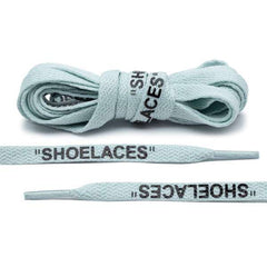 Agujetas shoelaces light blue – off white