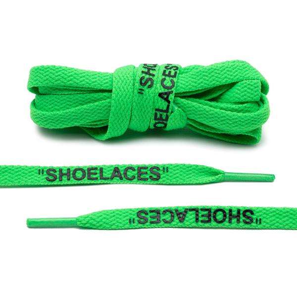 Agujetas shoelaces neon green – off white