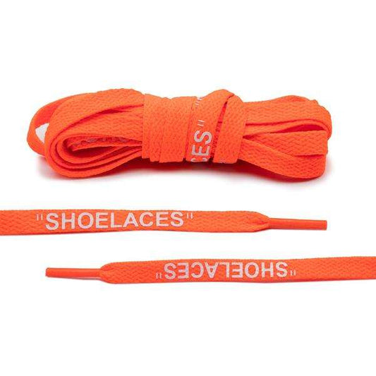 Agujetas shoelaces neon orange – off white