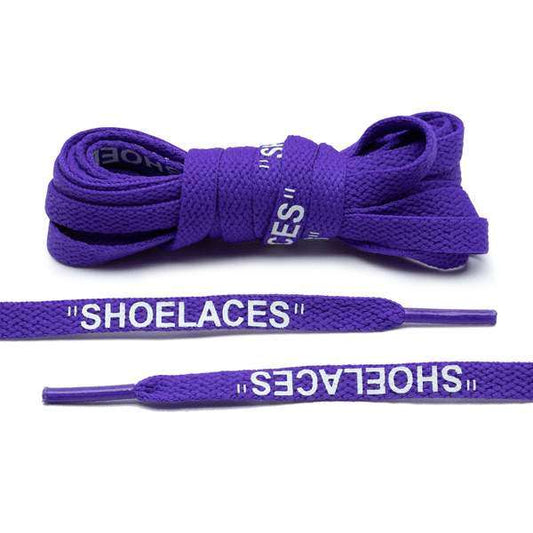 Agujetas shoelaces purple – off white